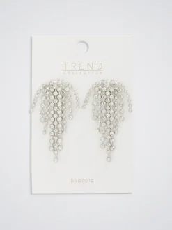 Earrings With Crystals|Parfois Flash Sale