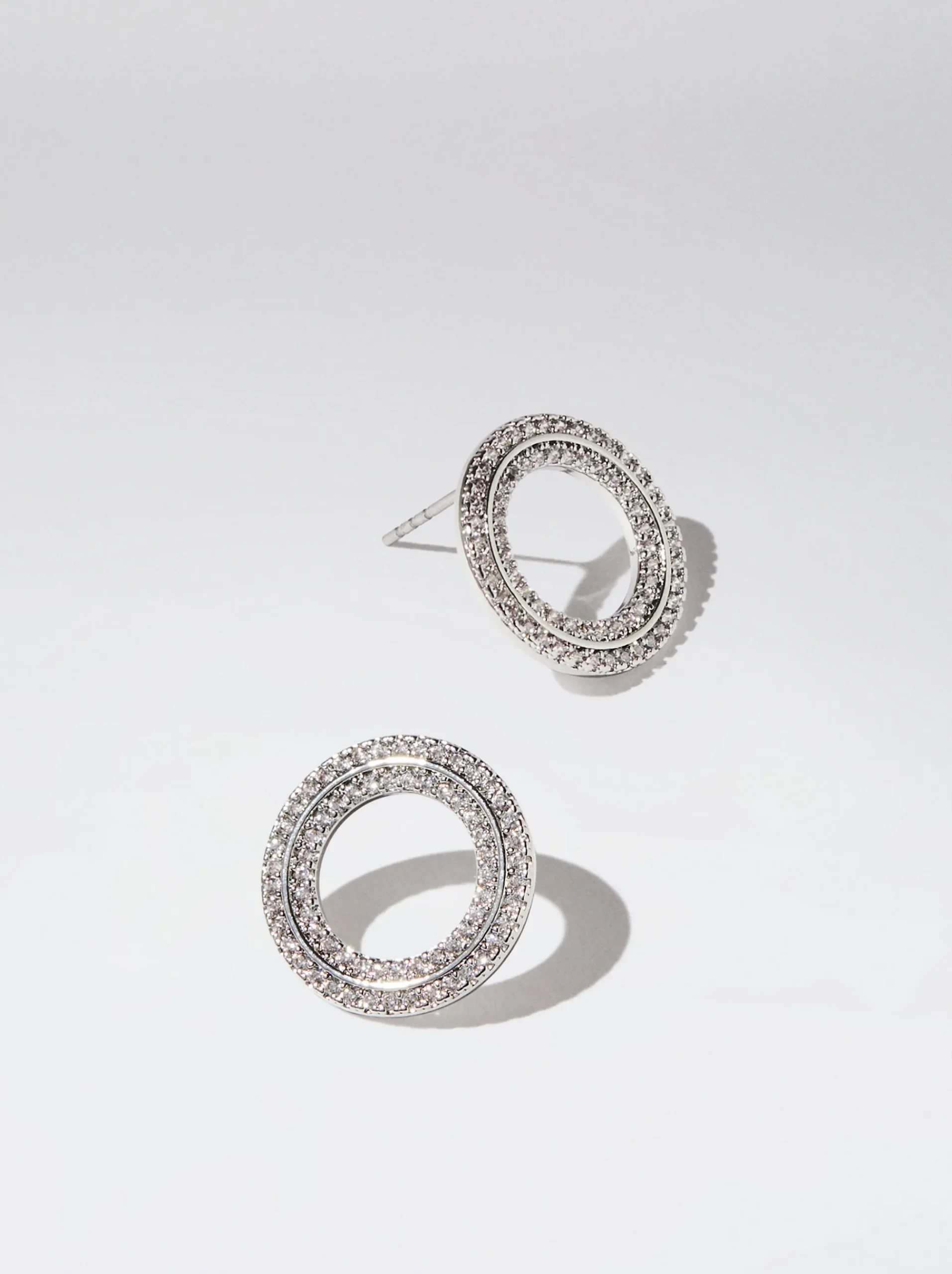 Earrings With Zirconia|Parfois Store