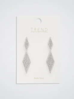 Earrings With Zirconia|Parfois Fashion