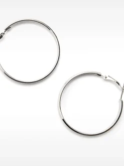 Hoop Earrings With Sparkles|Parfois Fashion