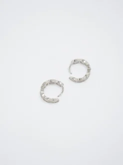 Hoops With Zirconia|Parfois Store