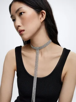 Necklace With Crystals|Parfois Clearance