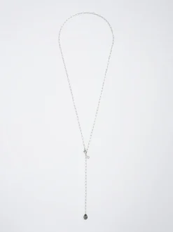 Stainless Steel Necklace With Crystals|Parfois New