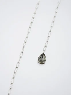 Stainless Steel Necklace With Crystals|Parfois New