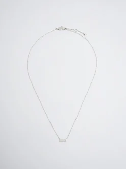 Stainless Steel Necklace With Crystals|Parfois Hot
