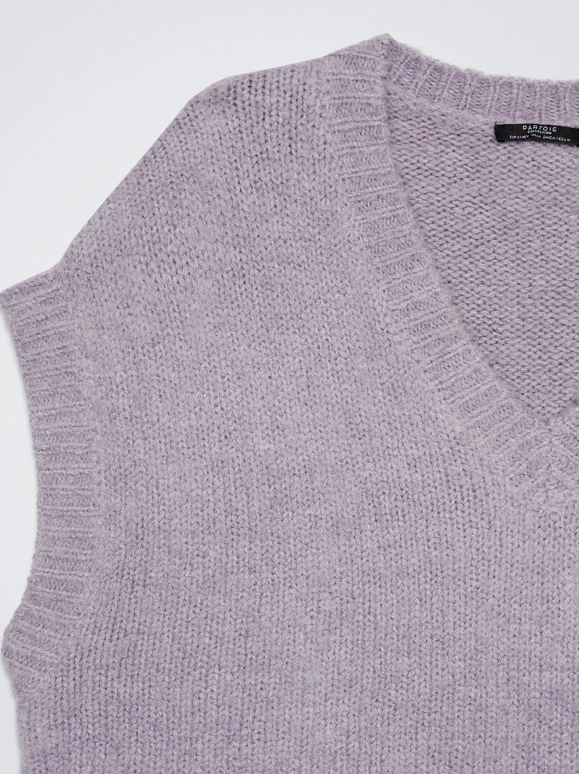 Sleeveless Knitted Vest|Parfois Cheap