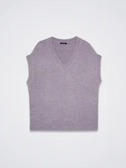 Sleeveless Knitted Vest|Parfois Discount