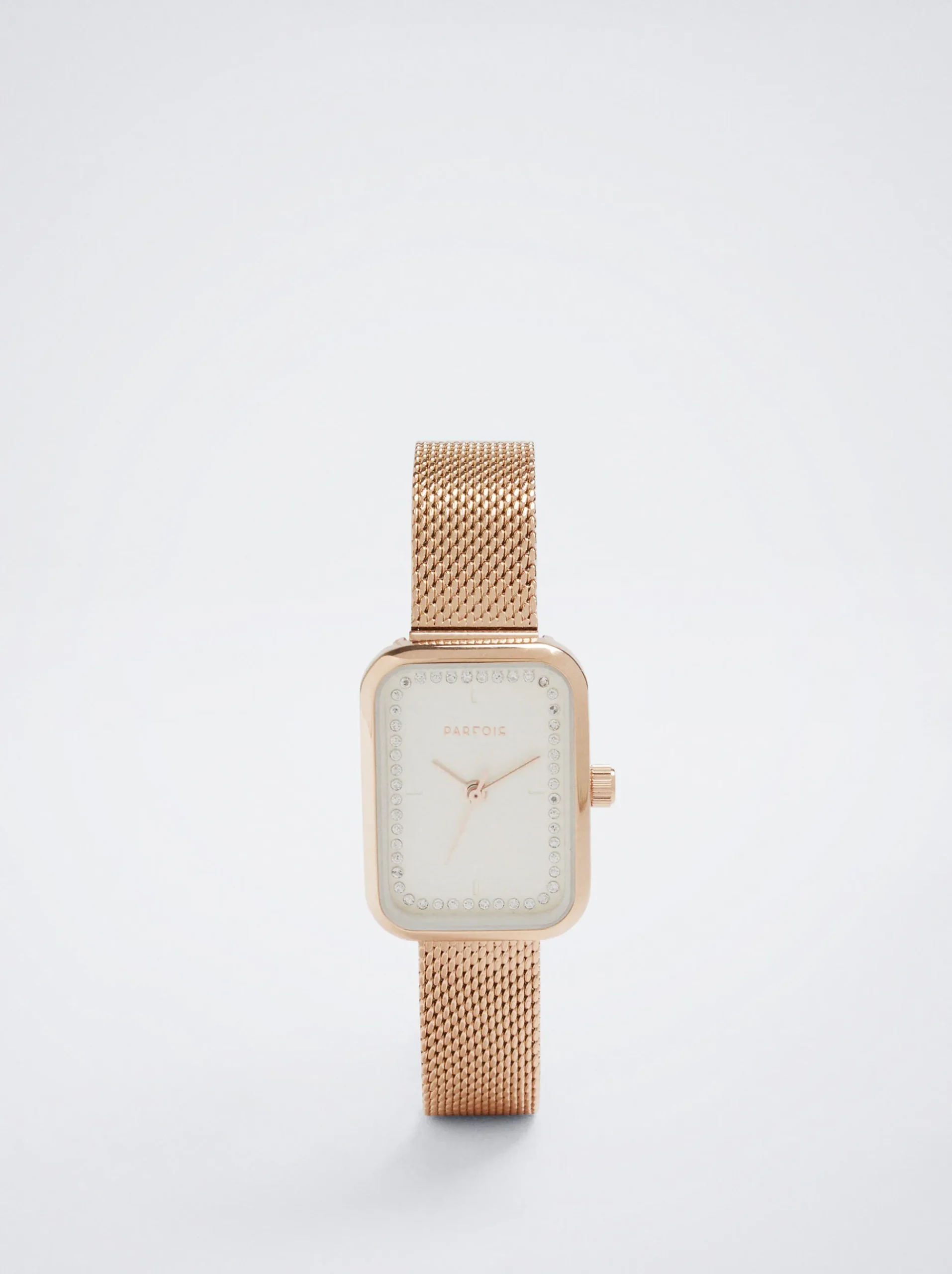 Square Case Stainless Steel Watch|Parfois Flash Sale
