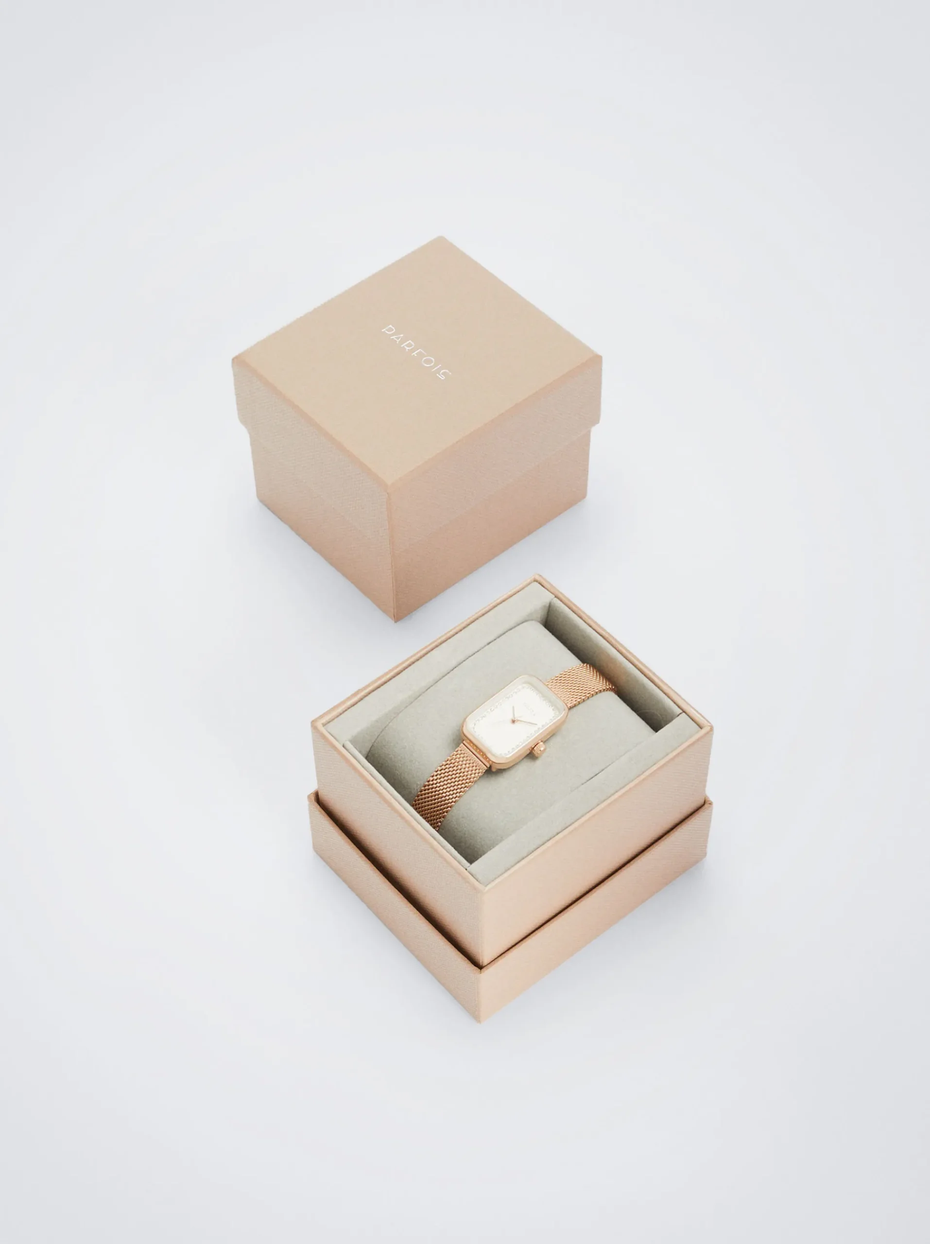 Square Case Stainless Steel Watch|Parfois Flash Sale