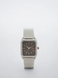 Square Case Stainless Steel Watch|Parfois Cheap