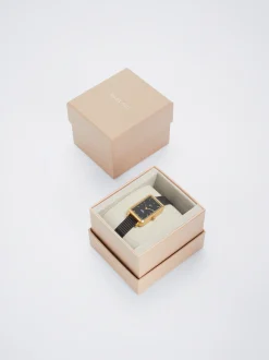 Square Case Stainless Steel Watch|Parfois Store