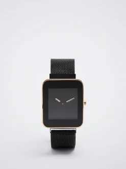 Square Case Stainless Steel Watch|Parfois Online