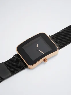 Square Case Stainless Steel Watch|Parfois Online