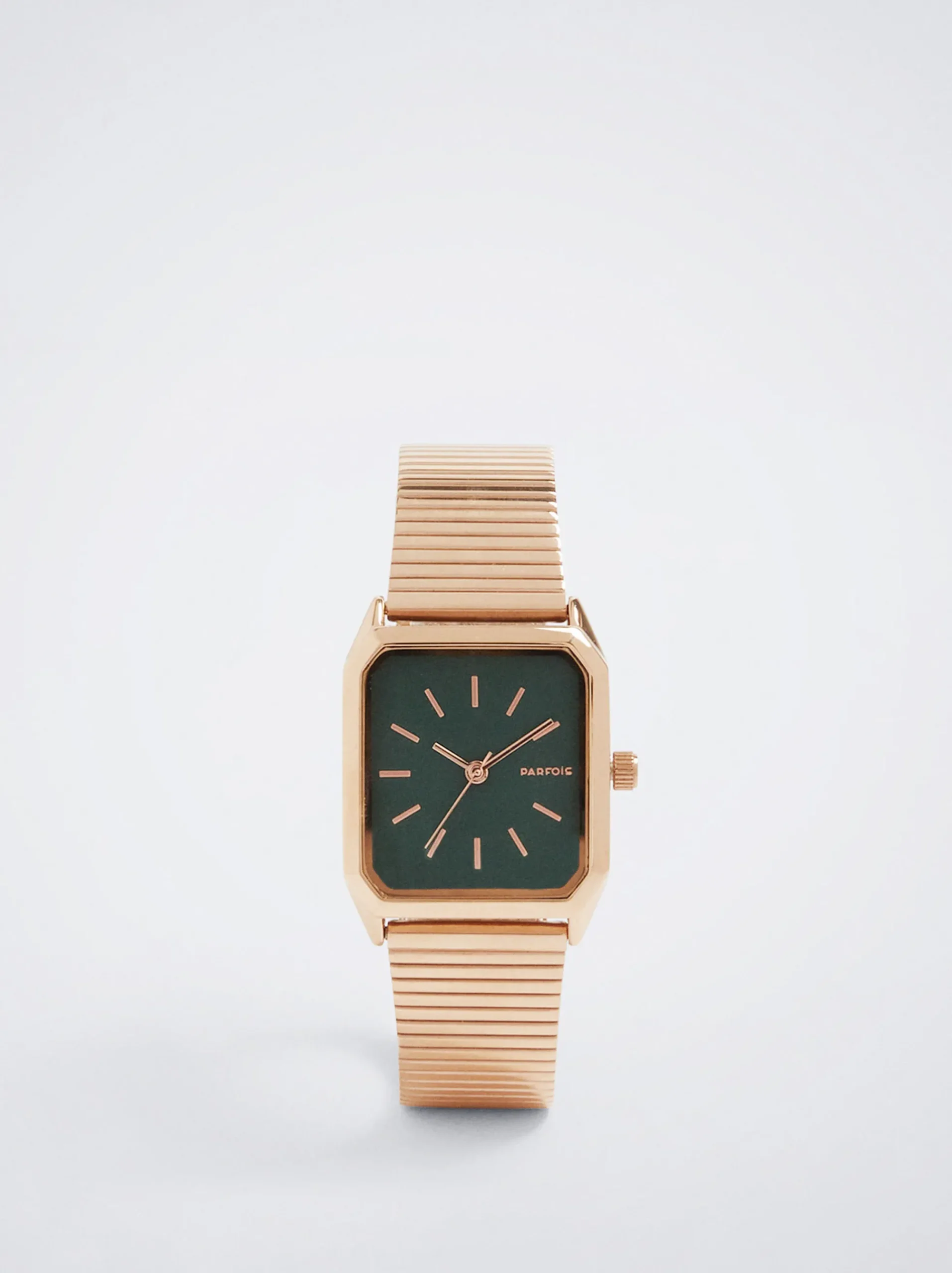 Square Case Stainless Steel Watch|Parfois Outlet