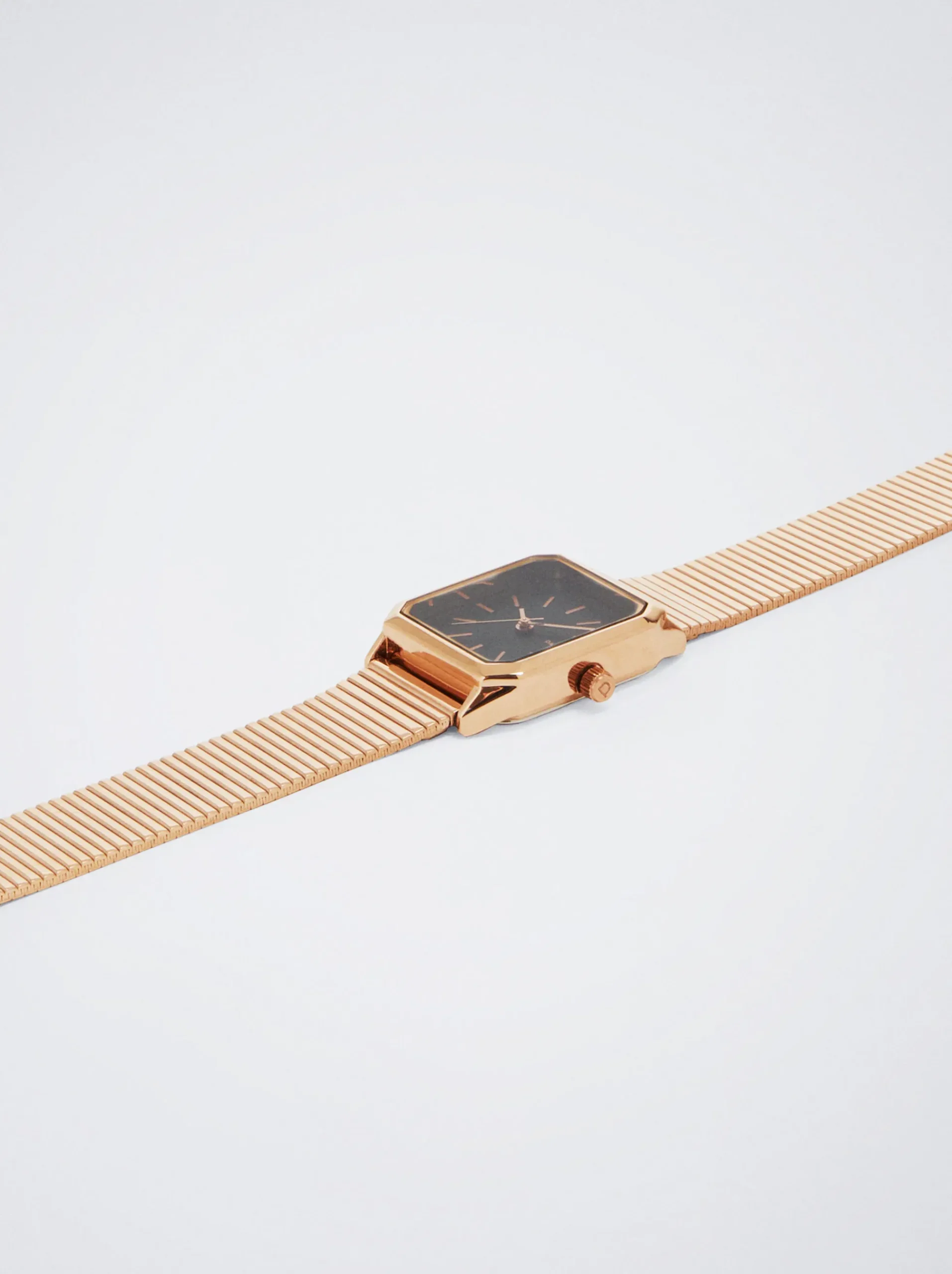 Square Case Stainless Steel Watch|Parfois Outlet