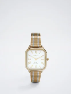 Square Case Stainless Steel Watch|Parfois Clearance