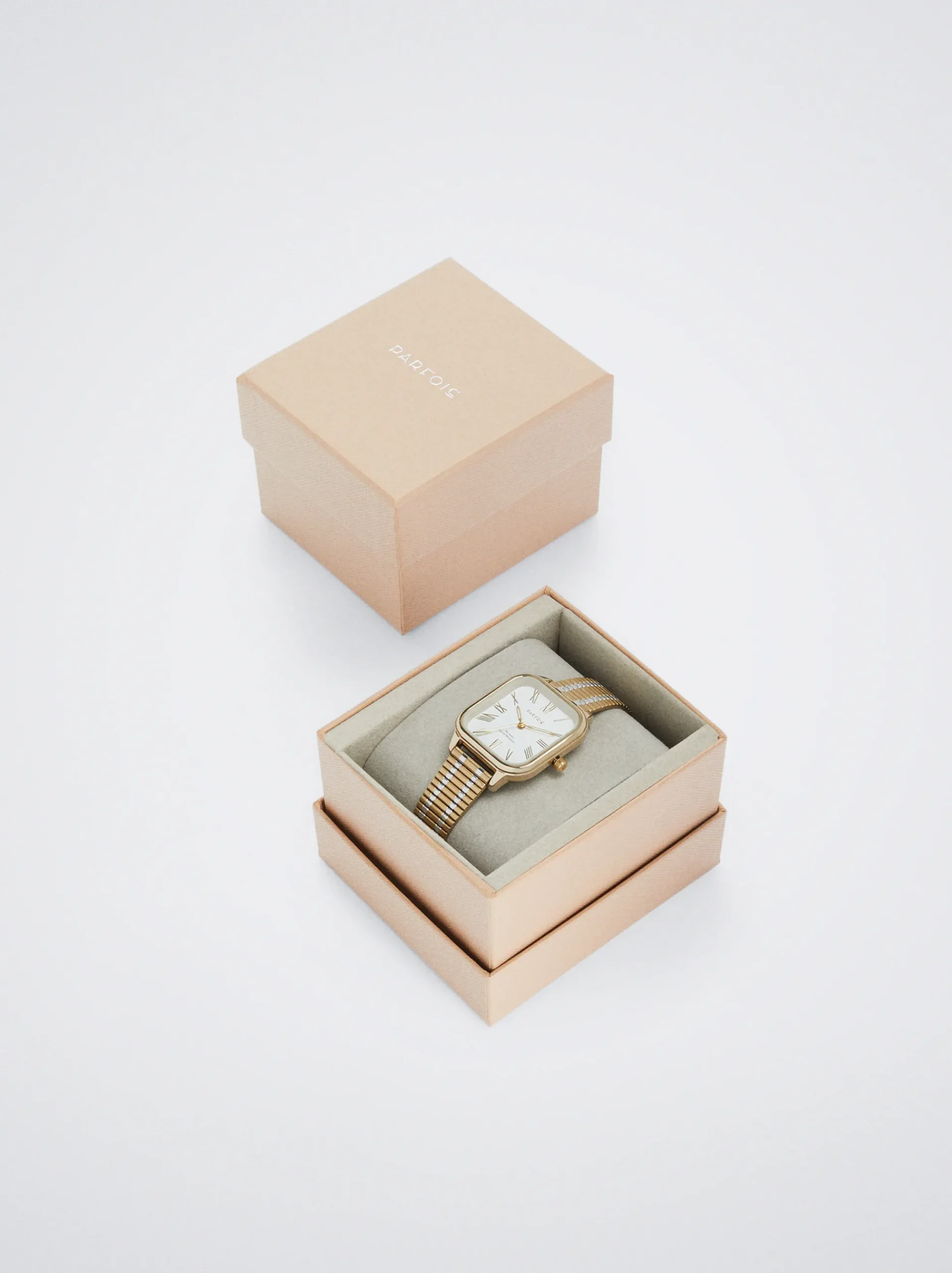 Square Case Stainless Steel Watch|Parfois Clearance