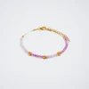 Stainless Steel Bracelet Semiprecious Stones|Parfois Shop