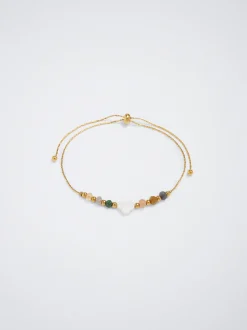 Stainless Steel Bracelet Semiprecious Stones|Parfois Fashion