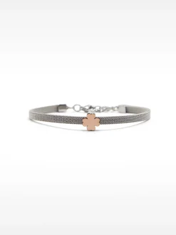 Stainless Steel Bracelet With Clover|Parfois Shop