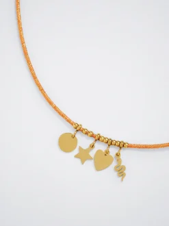 Stainless Steel Bracelet With Charms|Parfois New