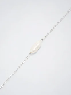 Stainless Steel Bracelet With Freshwater Pearl|Parfois Best