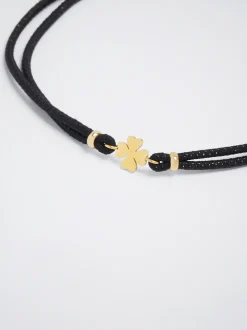 Stainless Steel Bracelet With Shamrock|Parfois Cheap