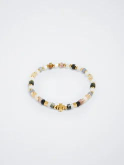 Stainless Steel Bracelet Semiprecious Stones|Parfois Online