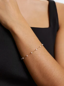 Stainless Steel Bracelet With Pearls|Parfois Fashion