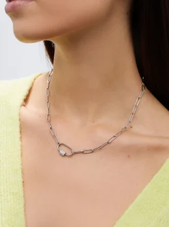 Stainless Steel Chain Necklace|Parfois Discount