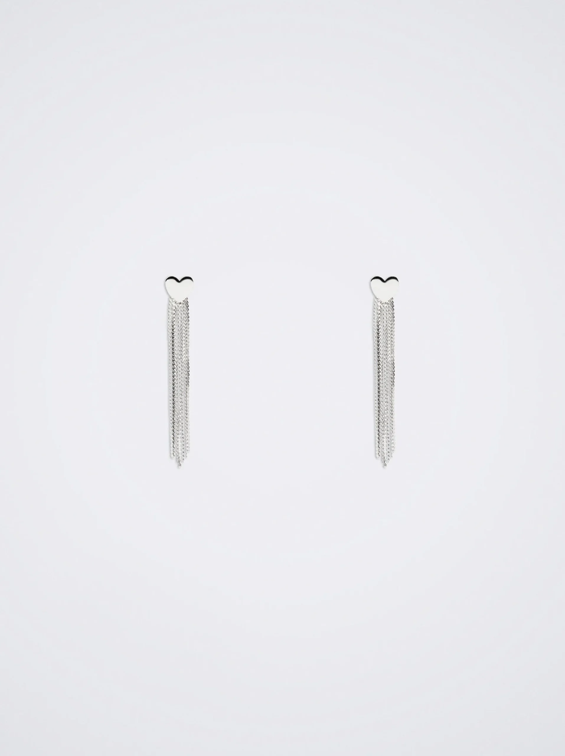 Stainless Steel Earrings With Heart|Parfois Best