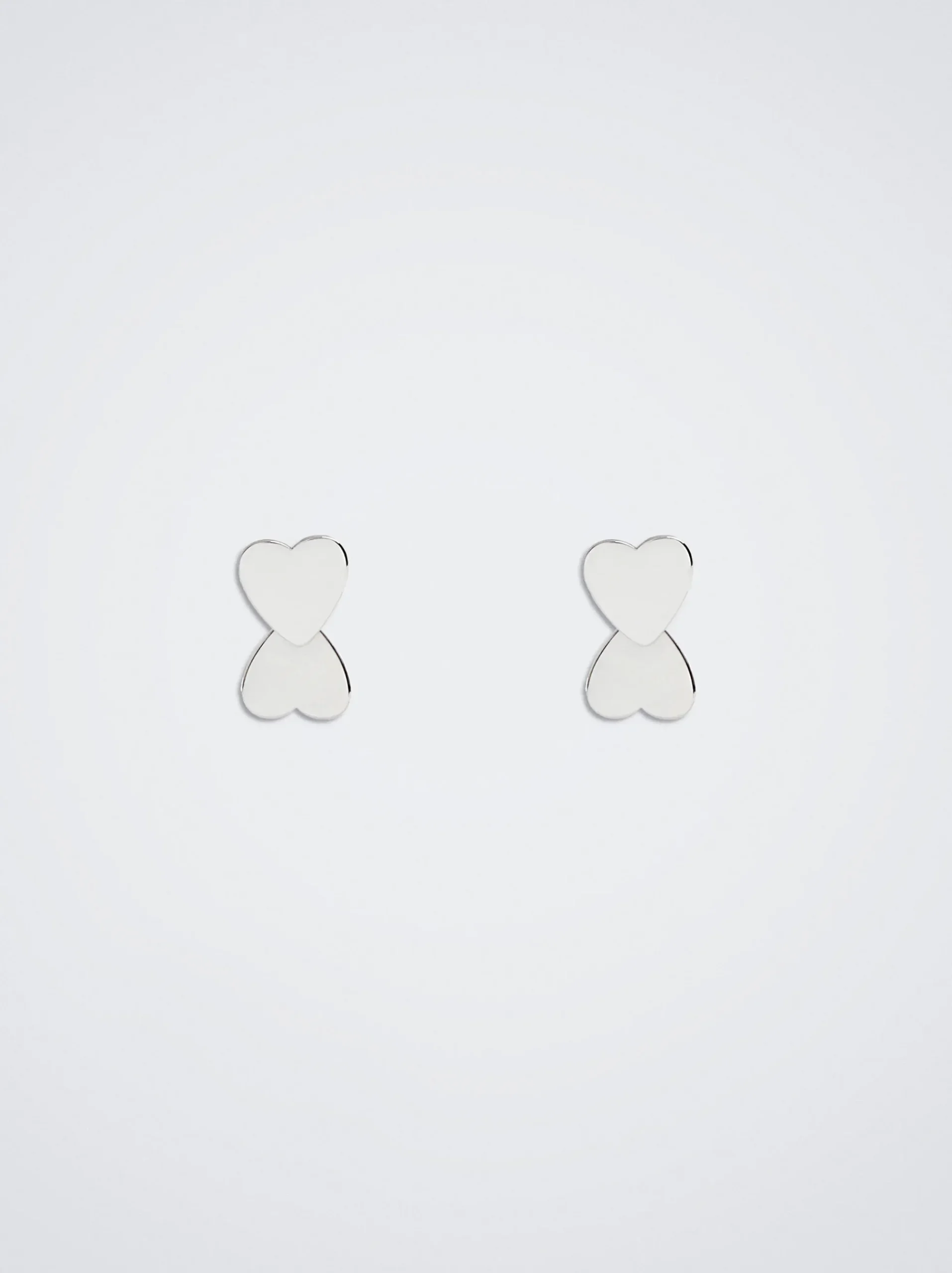 Stainless Steel Earrings With Hearts|Parfois Hot