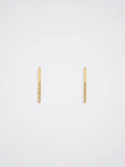 Stainless Steel Earrings With Crystals|Parfois Store