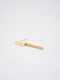 Stainless Steel Earrings With Crystals|Parfois Store