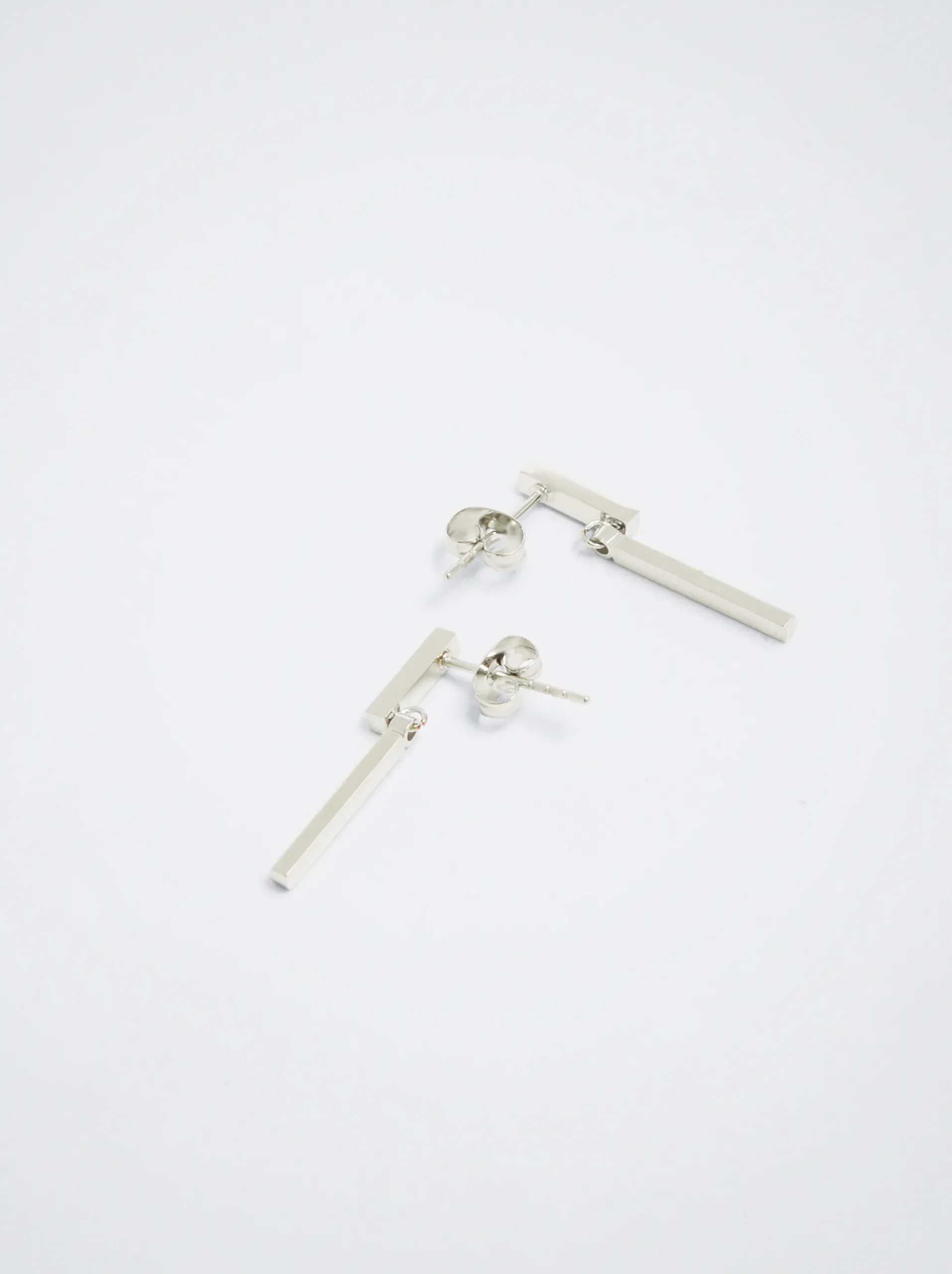 Stainless Steel Earrings With Crystals|Parfois Cheap