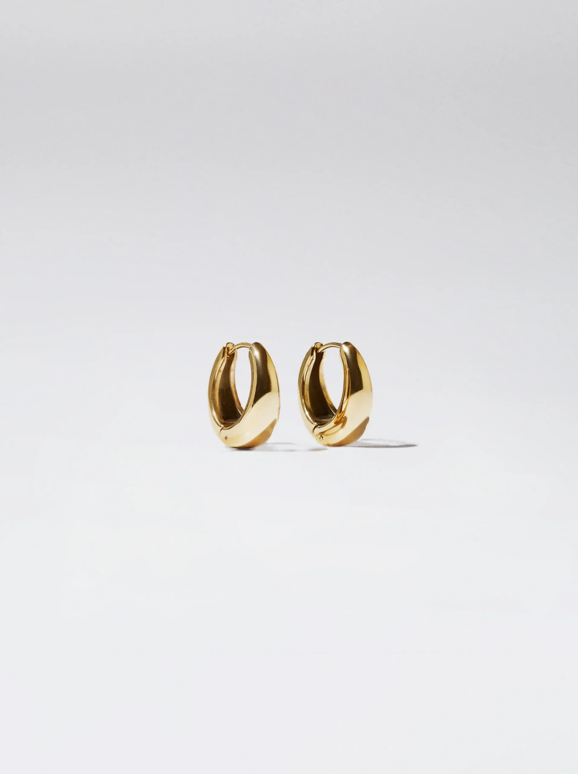 Stainless Steel Hoop Earrings|Parfois Sale
