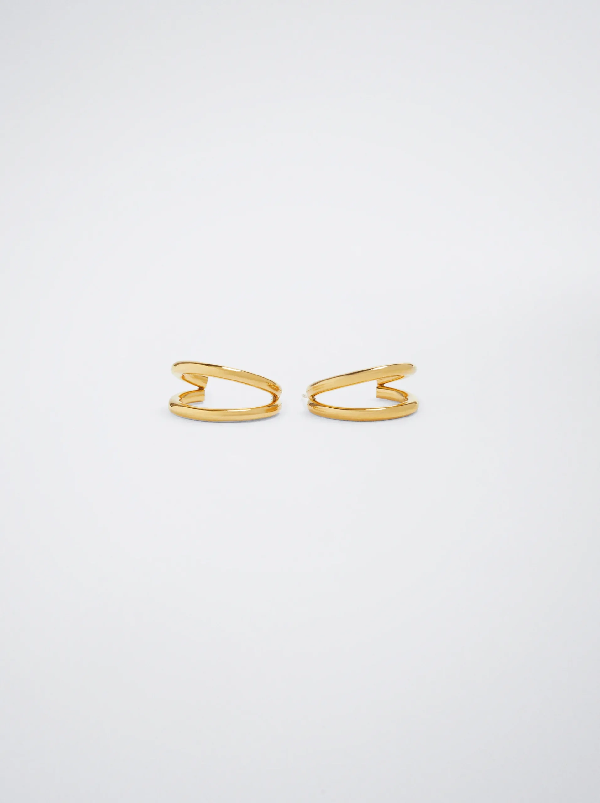 Stainless Steel Hoop Earrings|Parfois Hot
