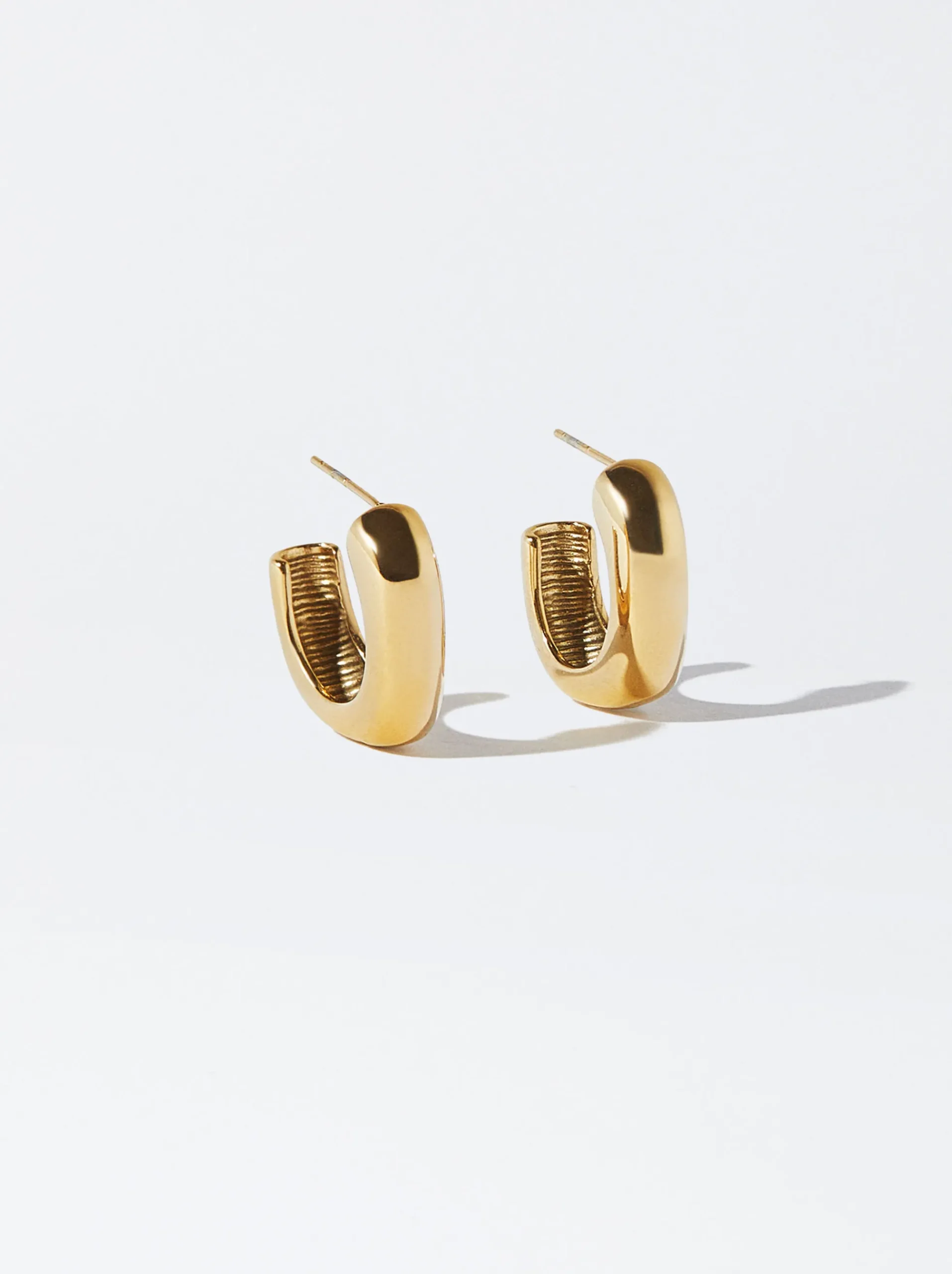 Stainless Steel Hoop Earrings|Parfois Cheap