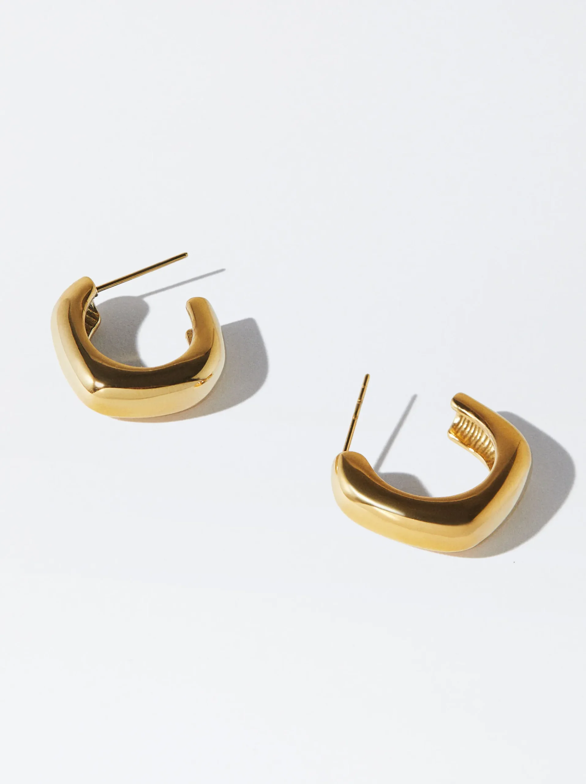 Stainless Steel Hoop Earrings|Parfois Cheap
