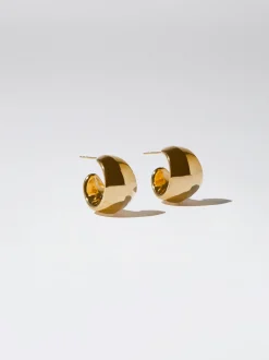 Stainless Steel Hoop Earrings|Parfois Sale