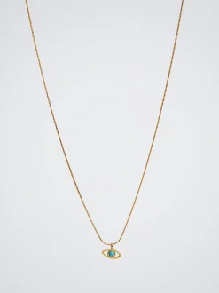 Stainless Steel Necklace With Eye|Parfois Outlet
