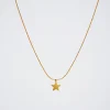 Stainless Steel Necklace With Star|Parfois Sale