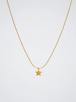 Stainless Steel Necklace With Star|Parfois Sale