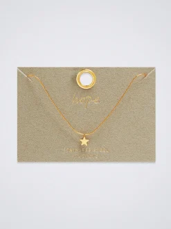 Stainless Steel Necklace With Star|Parfois Sale
