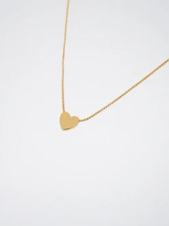 Stainless Steel Necklace With Heart|Parfois Shop