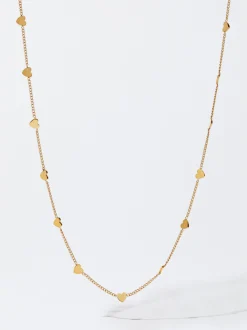 Stainless Steel Necklace With Hearts|Parfois Best
