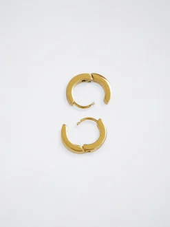Stainless Steel Hoop Earrings|Parfois Outlet