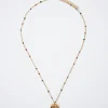 Stainless Steel Necklace With Medallion|Parfois Sale