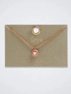 Stainless Steel Necklace With Heart|Parfois Cheap