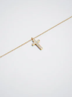 Stainless Steel Necklace With Cross|Parfois Clearance